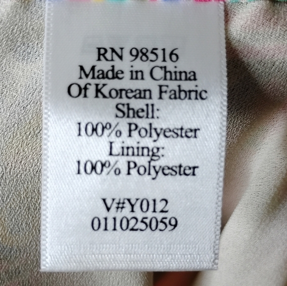 Vintage Y2K Coldwater Creek Chiffon Skirt S/P Boho Cottagecore Paisley Lined - Picture 8 of 9